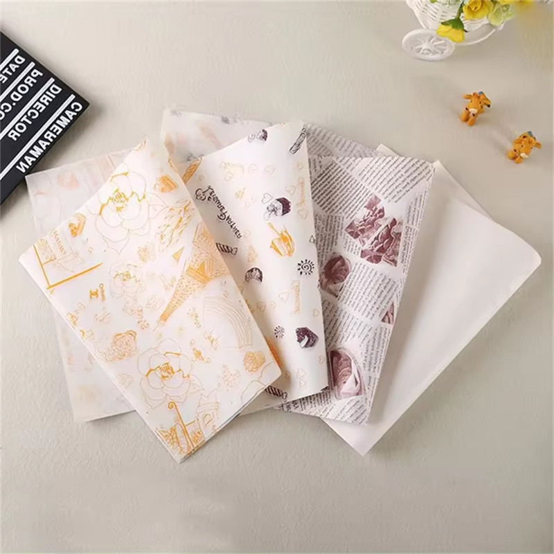 Customized Pattern Hamburger Wrapping Paper