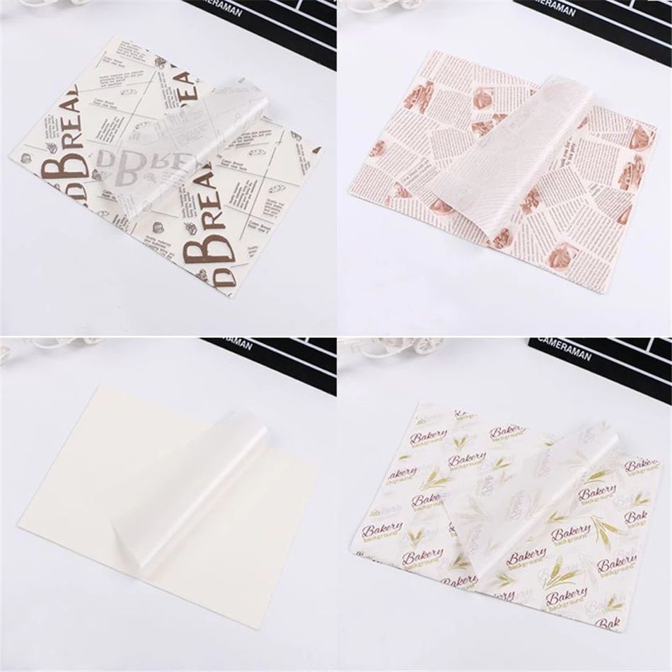 Customized Logo Sandwich Food Grade Wrapping Paper