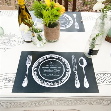 Customized Tabletop Paper Mat