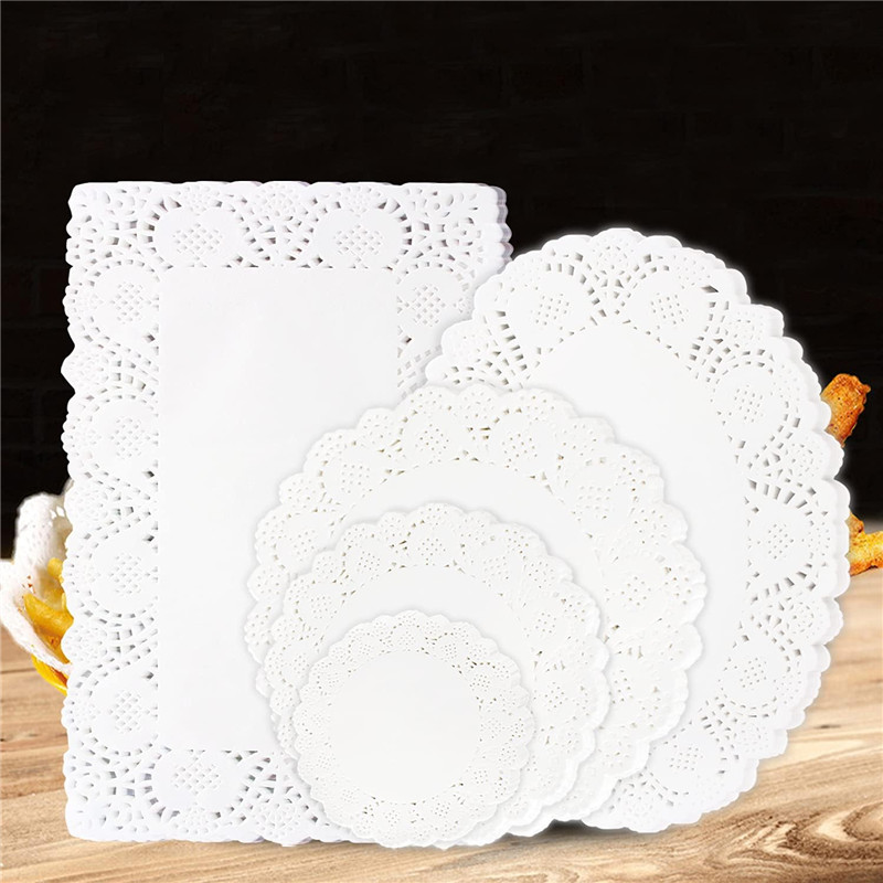 Maker Egg Elliptic Lace Paper Doilies