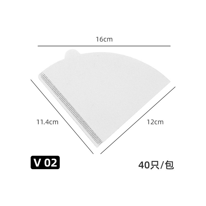 OEM V60 咖啡濾紙,多種尺寸