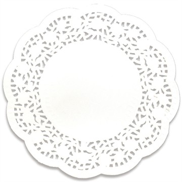 White paper doily