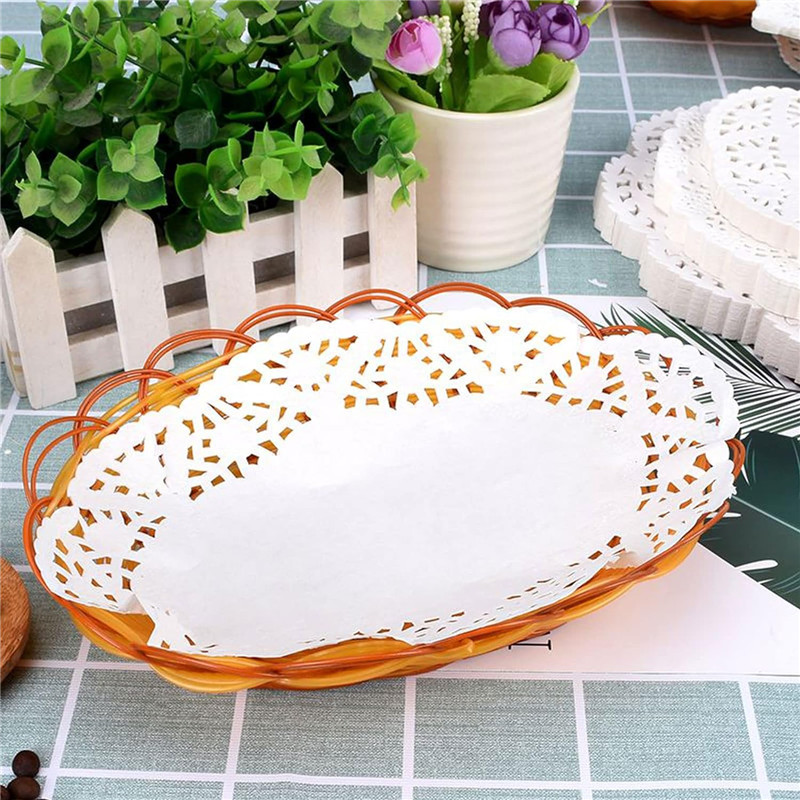 Maker Egg Elliptic Lace Paper Doilies