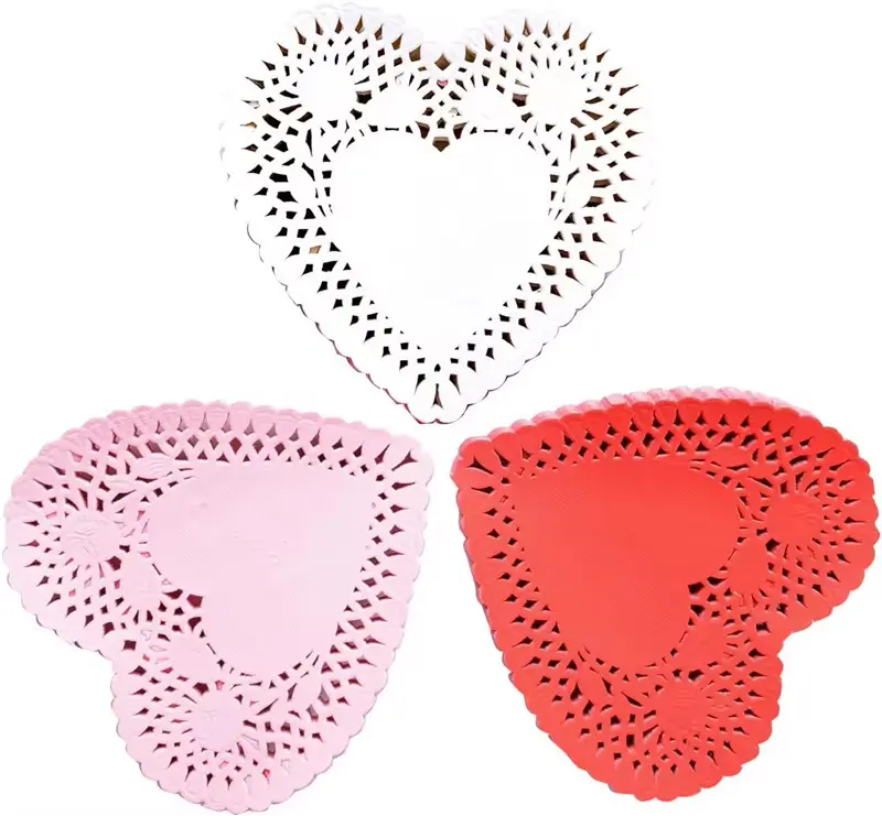 Manufacturer Heart Lace Paper Doilies